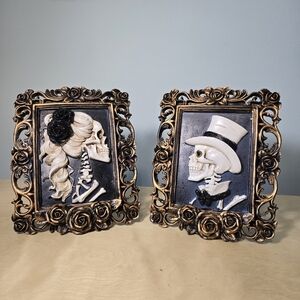Vintage Skeleton Couple Wall Art Decor